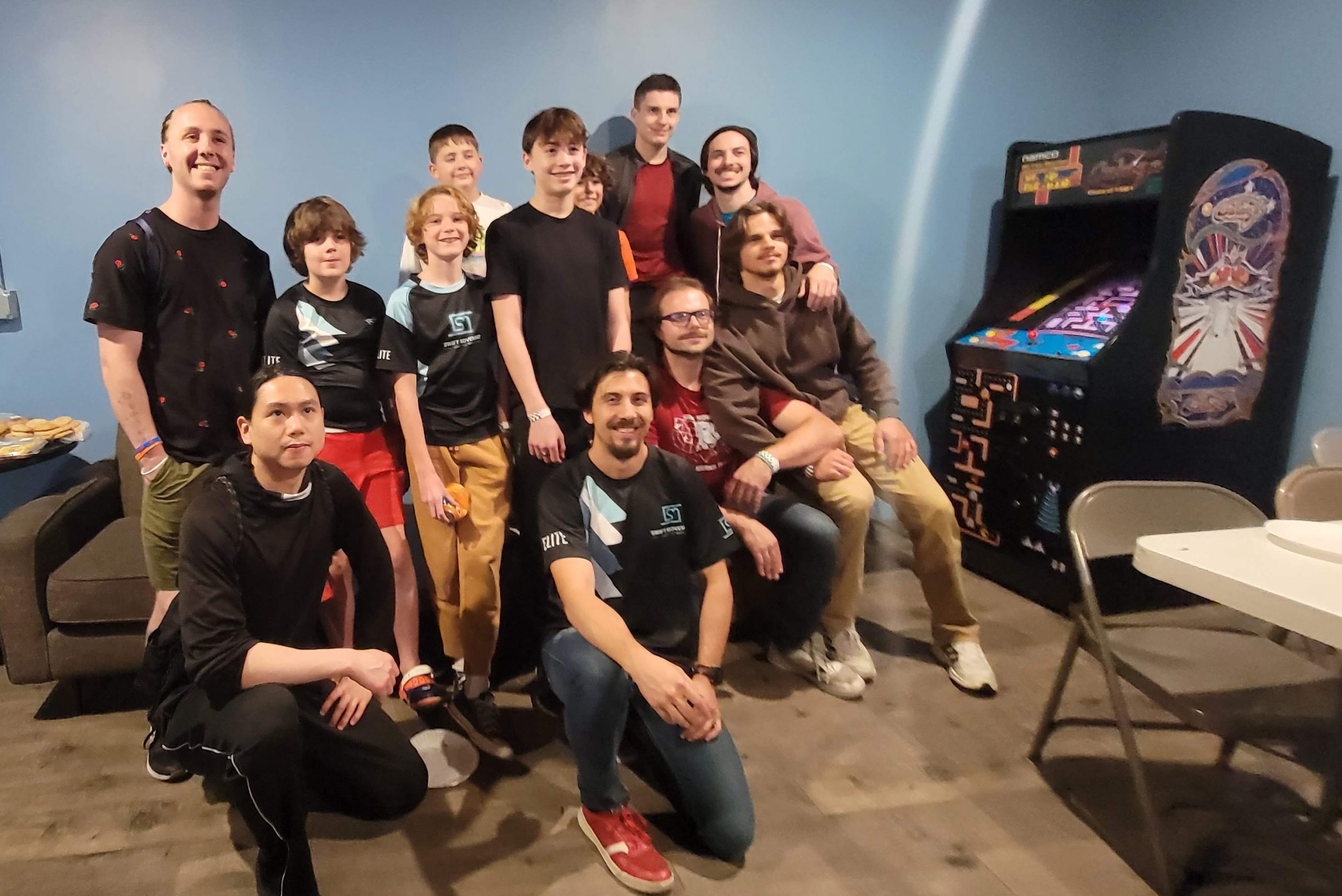 Swift Movement students and coaches celebrating together