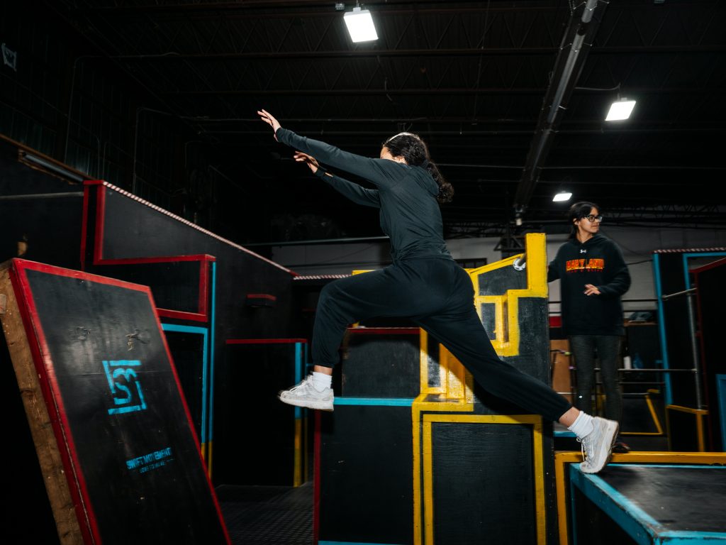 Adult parkour trial hero 158