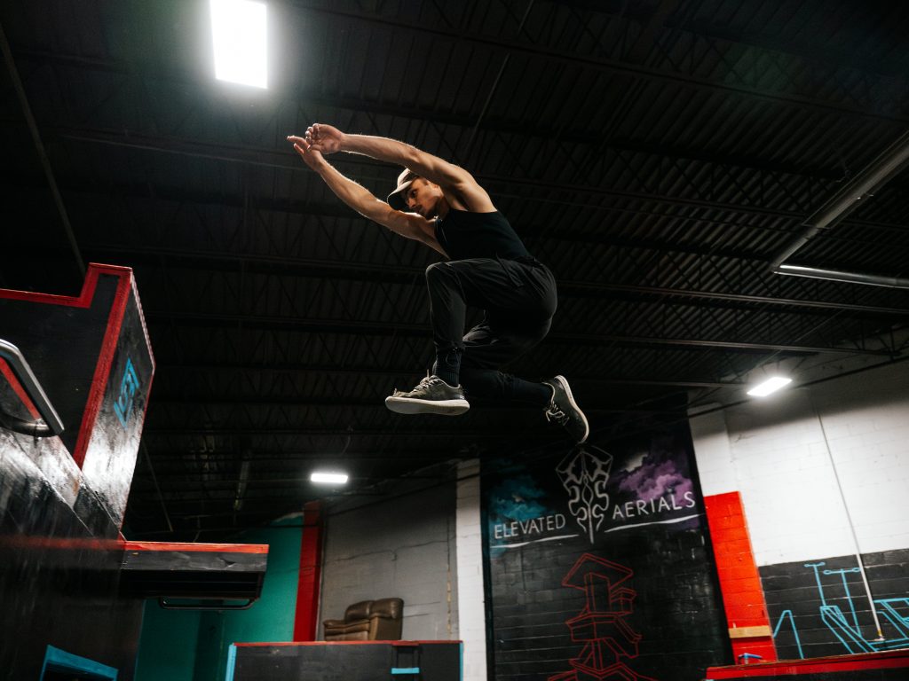Adult parkour trial hero 192