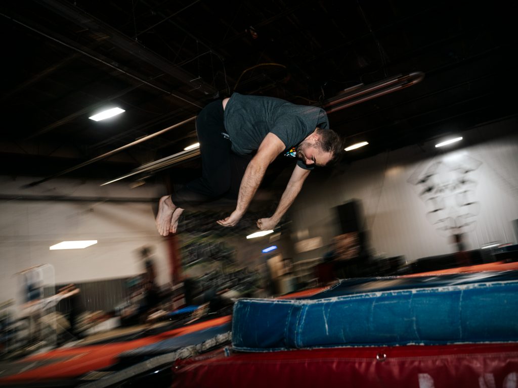 Adult parkour trial hero 198